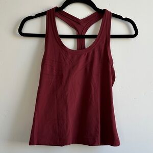 lululemon athletica Burgundy Tank Top